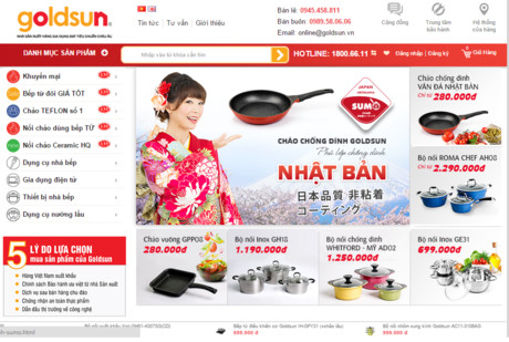 Share full code shop giống trang goldsun.vn