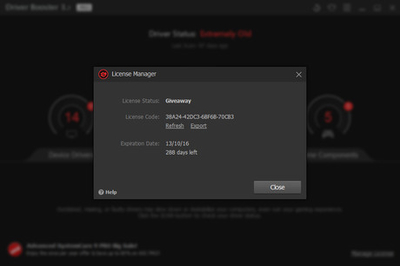 Key phần mềm Driver Booster PRO