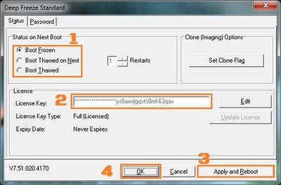 Đóng Băng Ổ Cứng Máy Tính Deep Fre