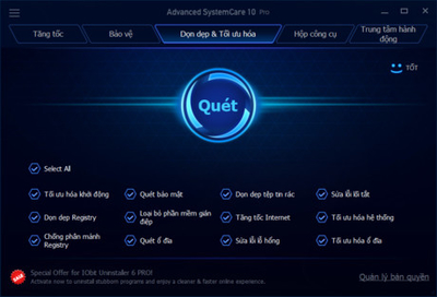 Advanced SystemCare PRO Key Update