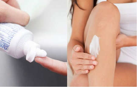 Tẩy lông với kem đánh răng Tẩy lông với kem đánh răng