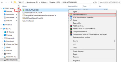Tải vàcài đặt SSL cho web