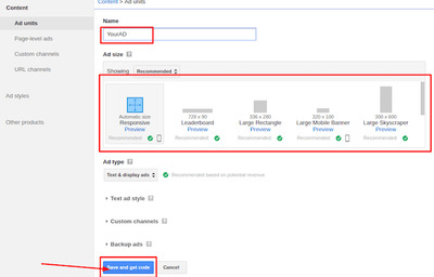 Hướng dẫn chen quảng cáo từ google